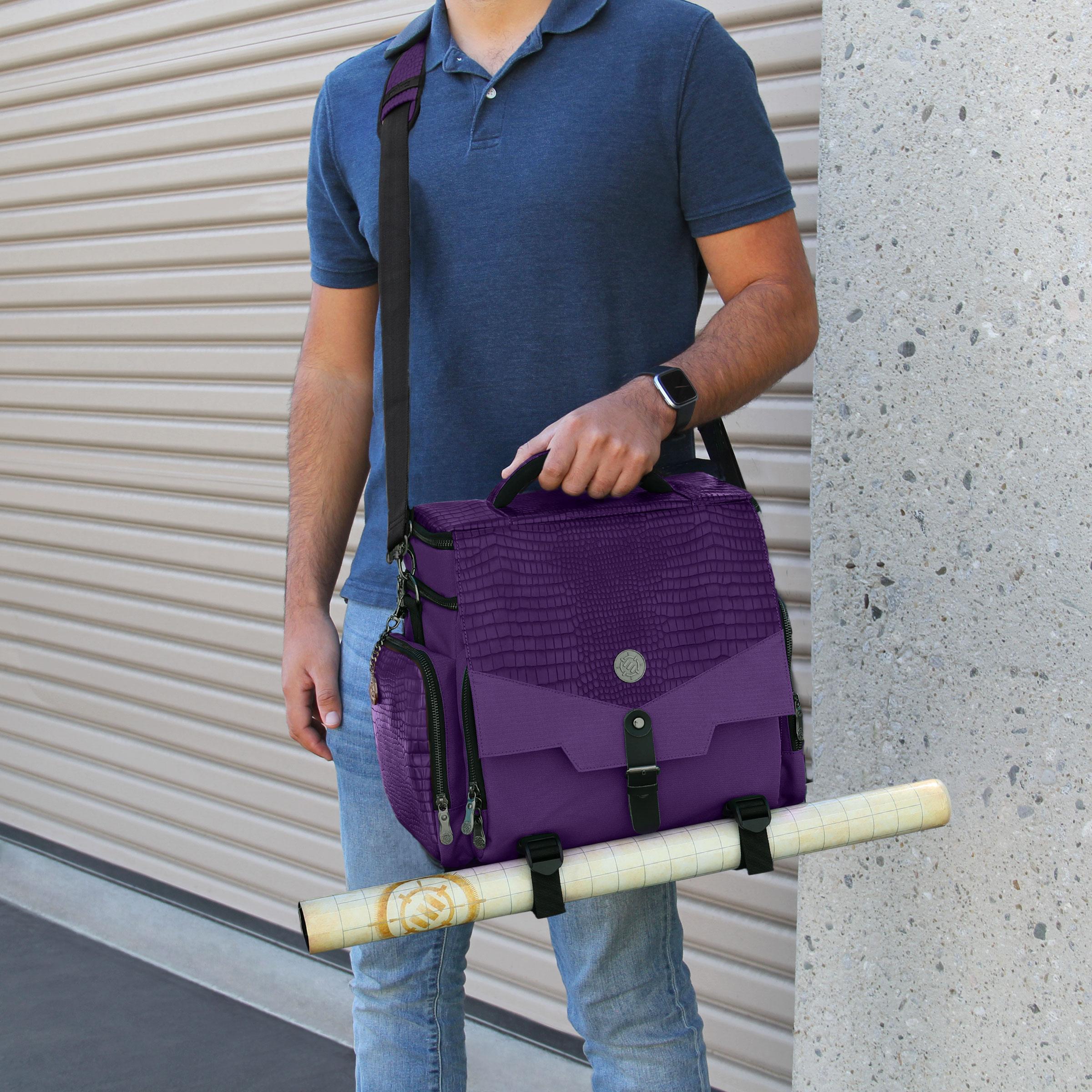 ENHANCE Collector's Edition RPG Adventurer's DnD Bag - Dragon Purple