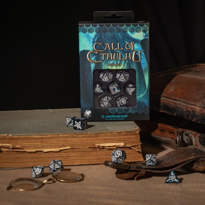 Call of Cthulhu Abyssal & white Dice Set Call of Cthulhu Abyssal & white Dice Set