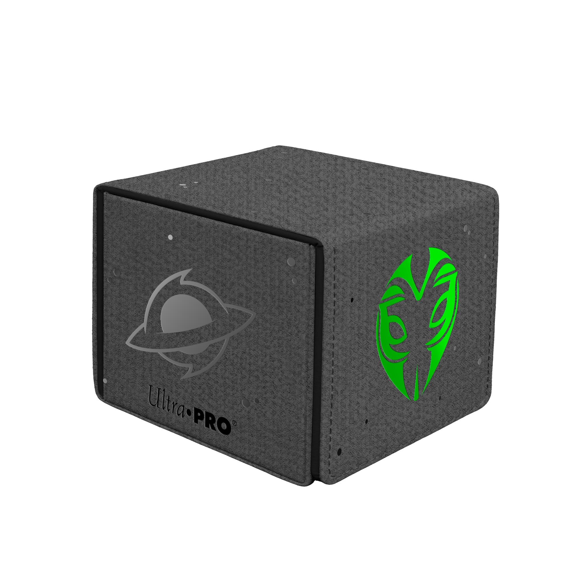 Ultra Pro - Edge of Eternities Premium Alcove Edge Deck Box with Interior Printing Green Mythic for Magic: The Gathering Ultra Pro - Edge of Eternities Premium Alcove Edge Deck Box with Interior Printing Green Mythic for Magic: The Gathering