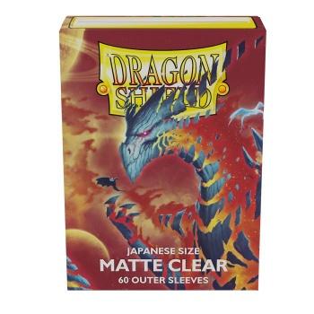 Dragon Shield Japanese Size Matte Clear Outer Sleeves - Clear Cosmere (60) Dragon Shield Japanese Size Matte Clear Outer Sleeves - Clear Cosmere (60)