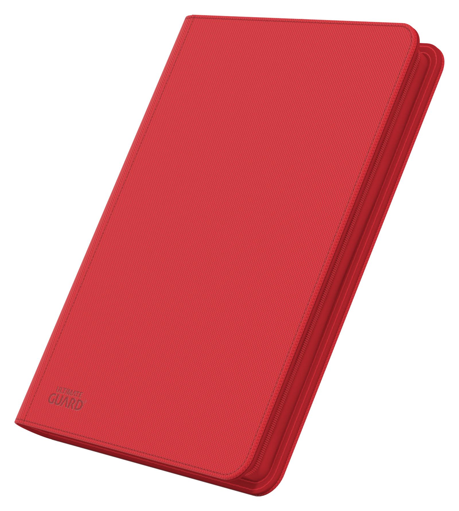 8-Pocket QuadRow ZipFolio XenoSkinTM Red