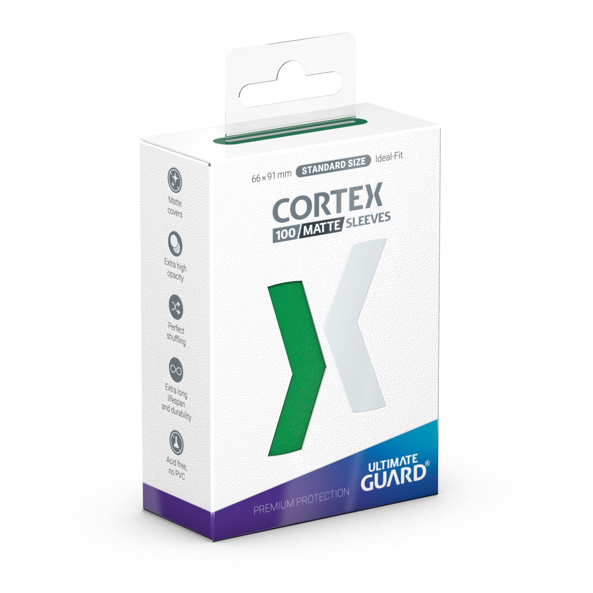 Ultimate Guard Cortex Sleeves (100) Standard Size Matte Green Ultimate Guard Cortex Sleeves (100) Standard Size Matte Green