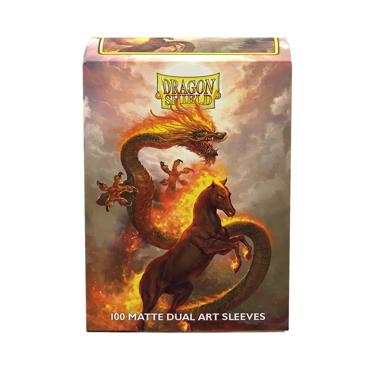Dragon Shield - Matte Dual Art Sleeves Signature Series - Fire Horse 2026 (100)