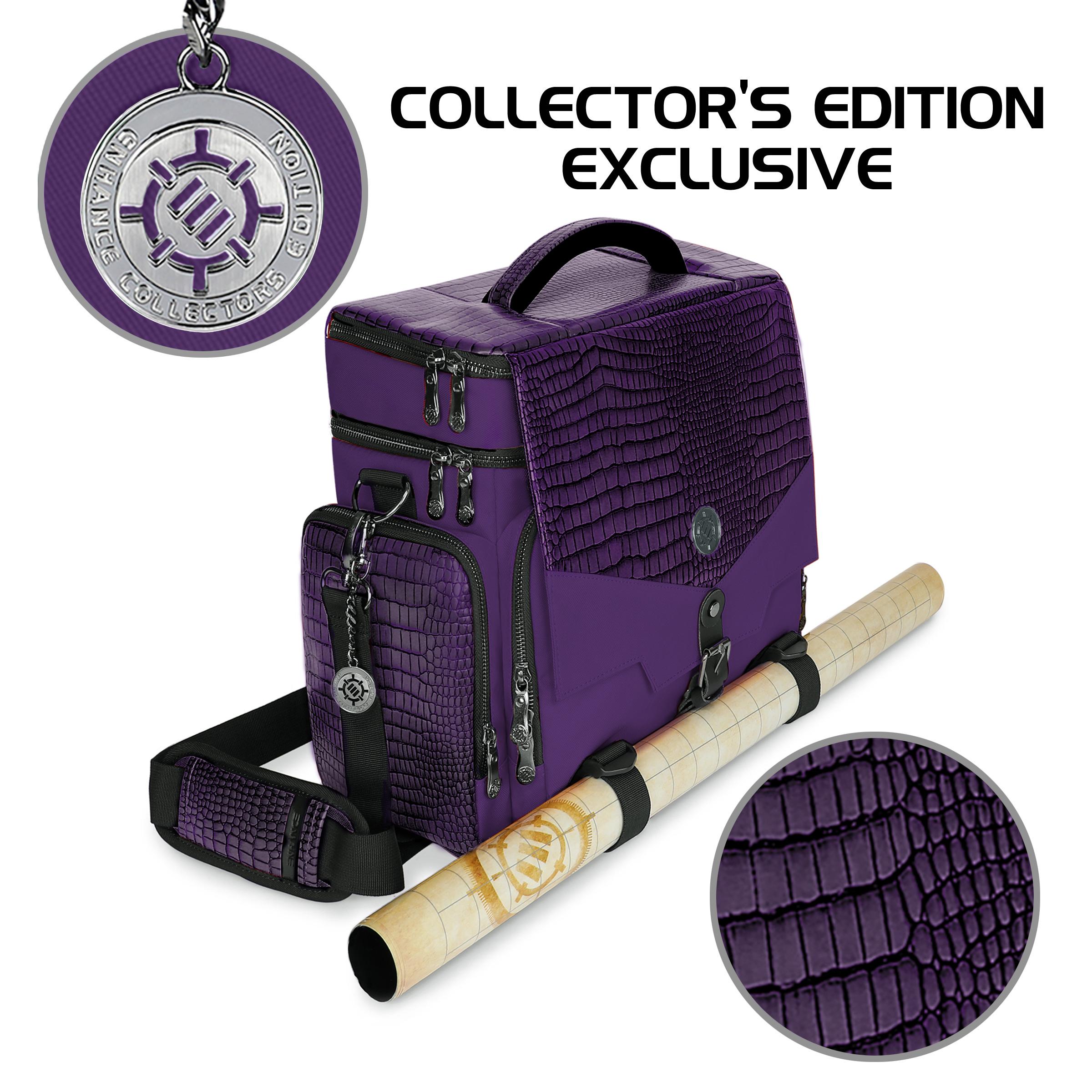 ENHANCE Collector's Edition RPG Adventurer's DnD Bag - Dragon Purple