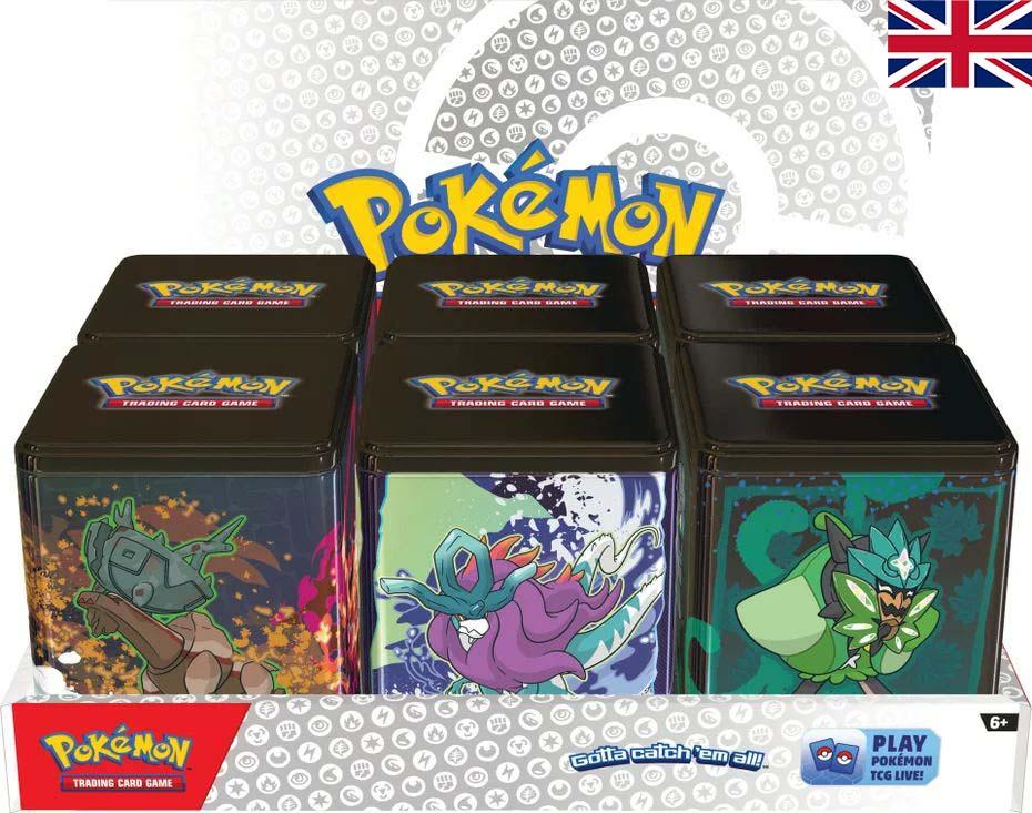 Pok&eacute;mon Stacking Tin Q1 2025 Display (6) EN