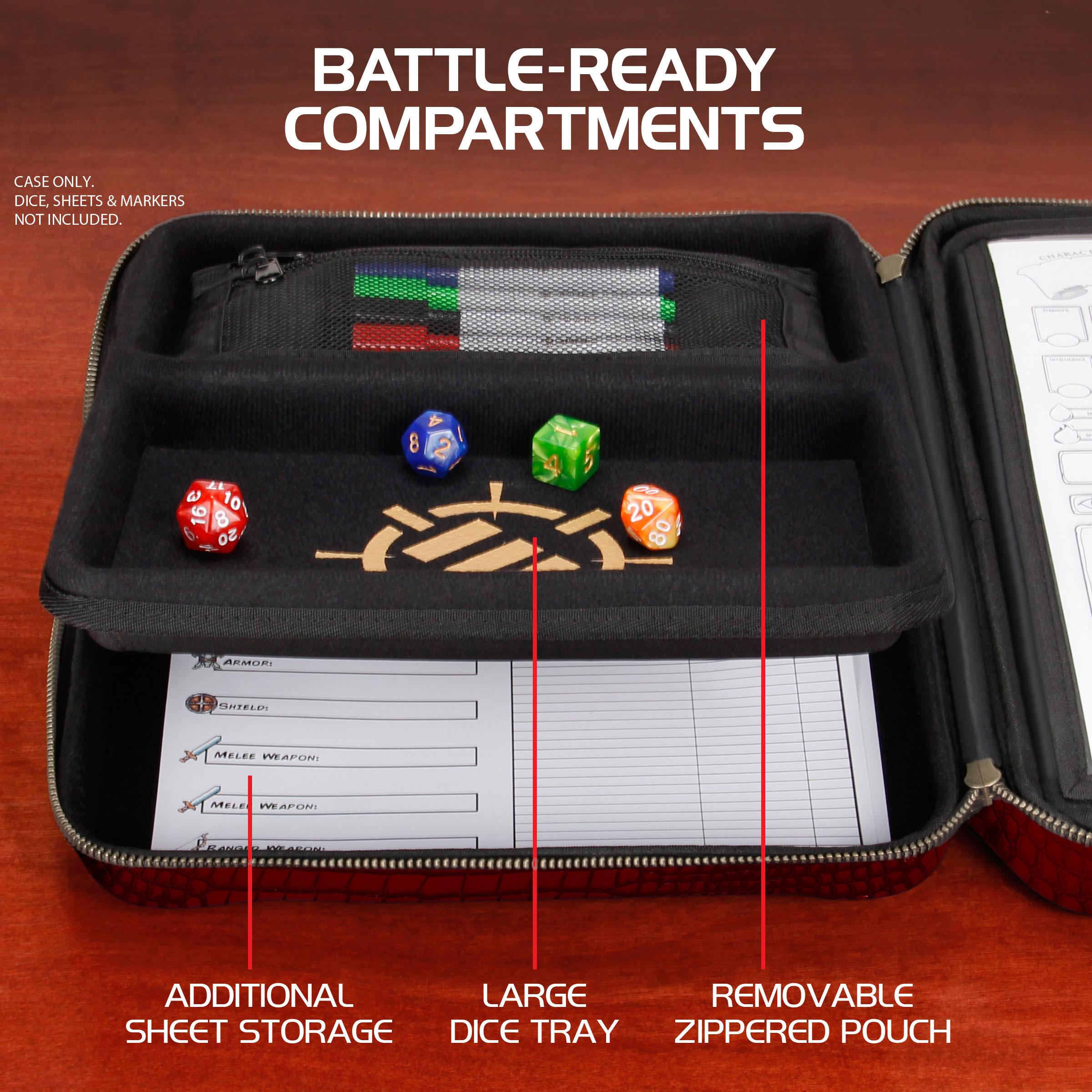 ENHANCE Collector's Edition RPG Organizer Case - Dragon Red