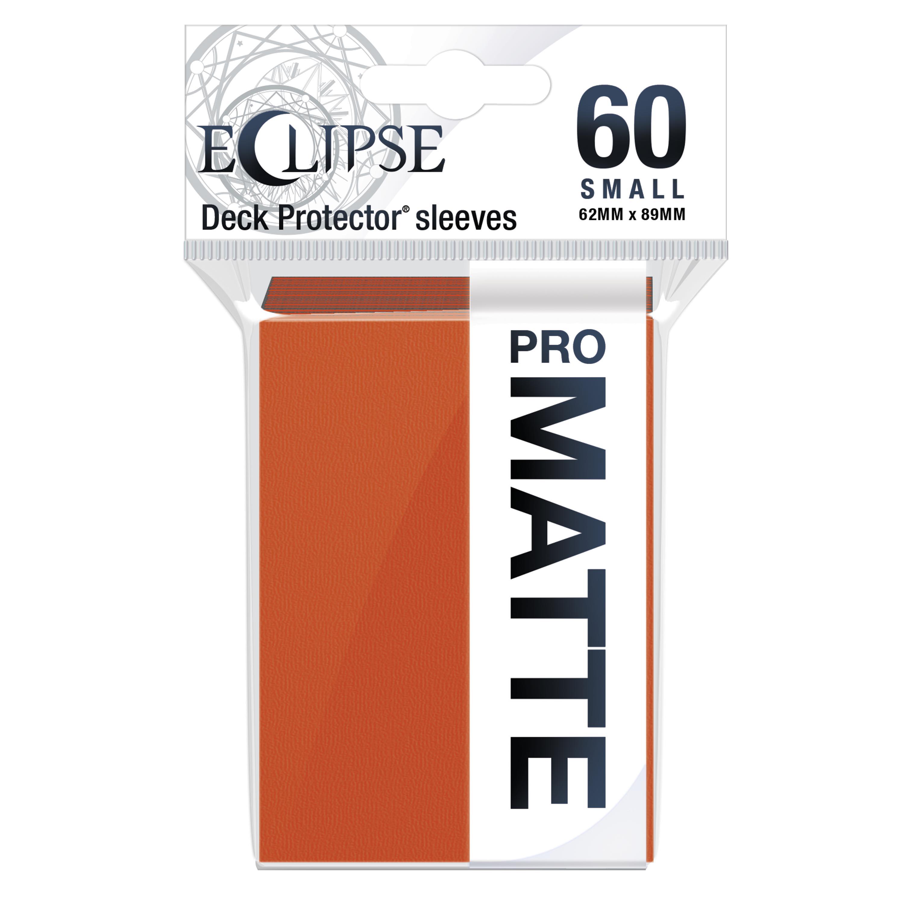 Eclipse Matte Small Sleeves: Pumpkin Orange