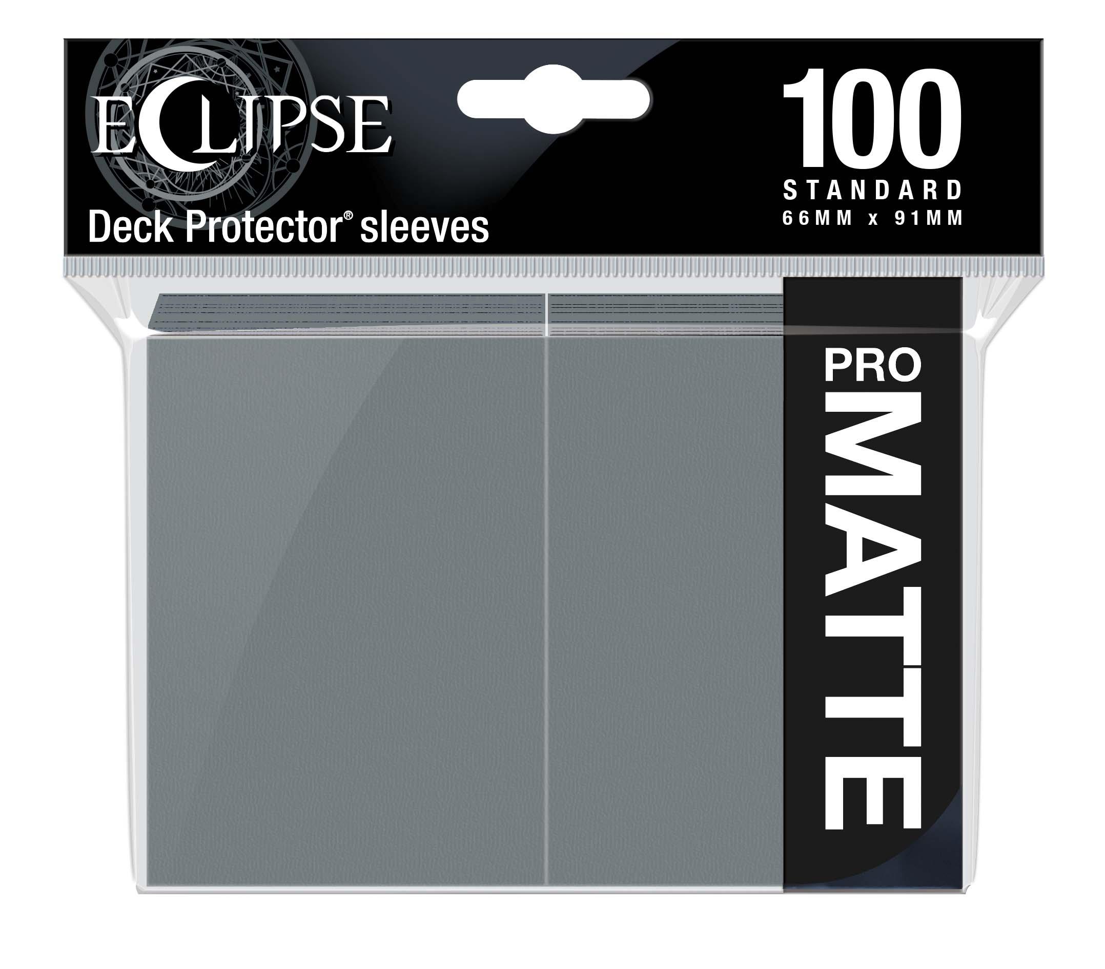 Eclipse Matte Standard Sleeves: Smoke Grey