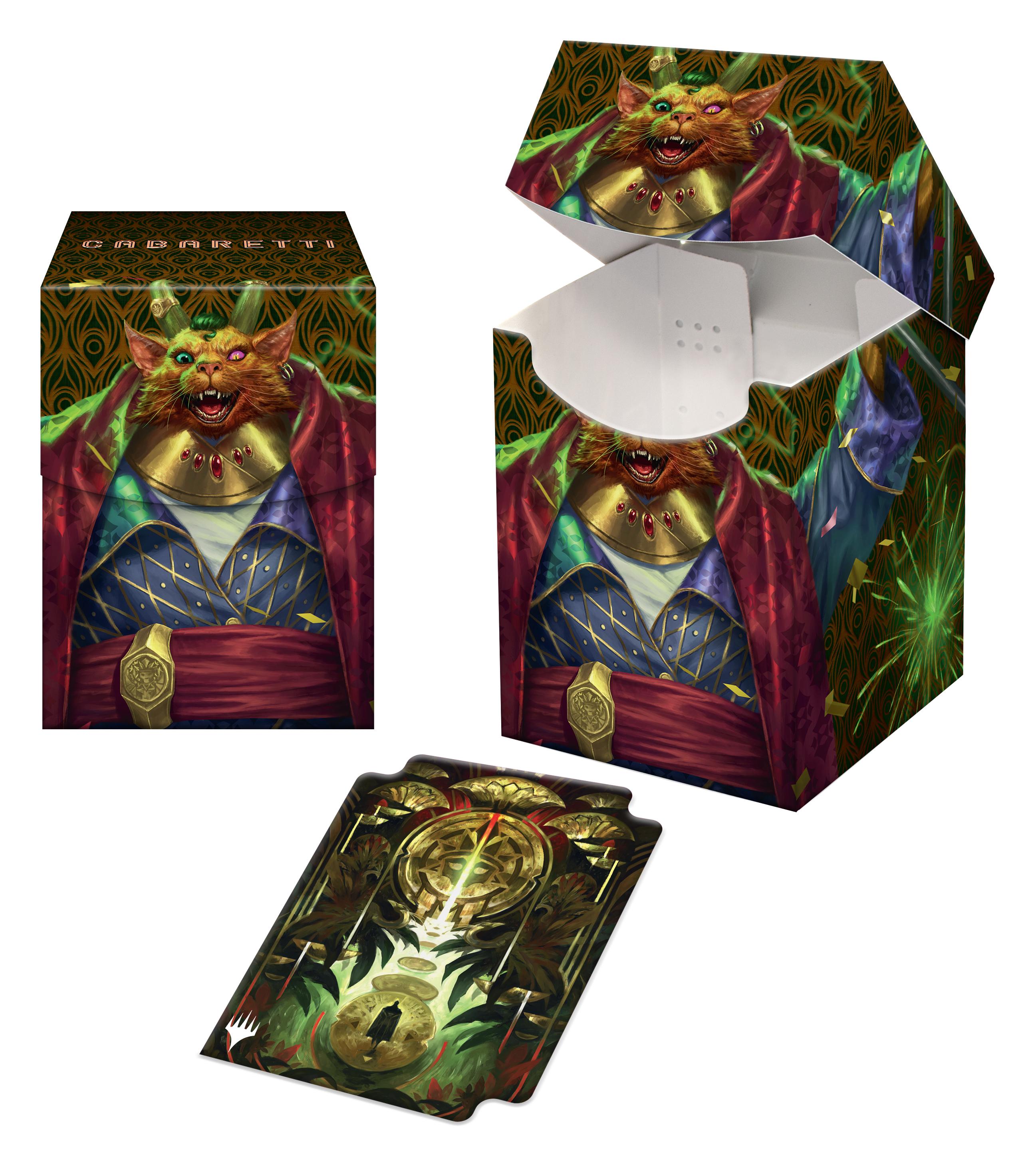 UP - Magic: The Gathering Streets of New Capenna 100+ Deck Box featuring Cabaretti UP - Magic: The Gathering Streets of New Capenna 100+ Deck Box featuring Cabaretti