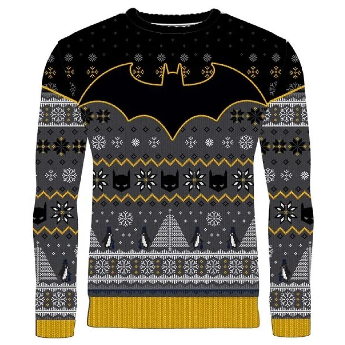 Batman Penguin Christmas Jumper Batman Penguin Christmas Jumper