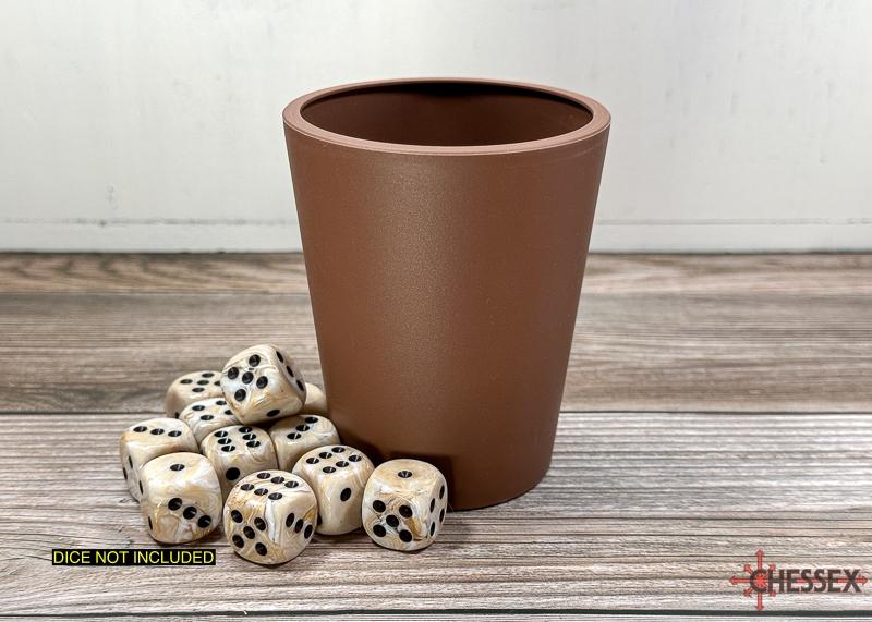 Chessex Flexible Dice Cup Brown