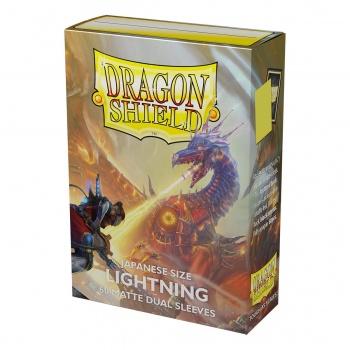 Dragon Shield Japanese size Dual Matte Sleeves - Lightning 'Ailia' (60) Dragon Shield Japanese size Dual Matte Sleeves - Lightning 'Ailia' (60)