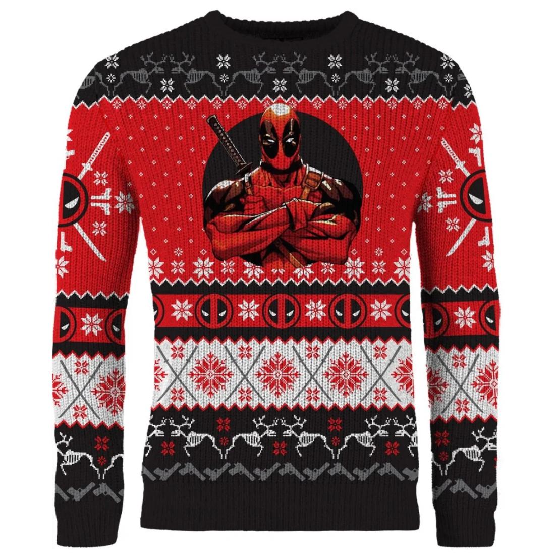 Deadpool Christmas Jumper Deadpool Christmas Jumper