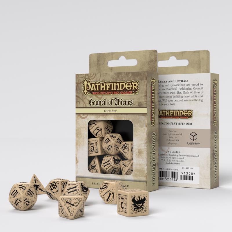 Pathfinder Council of Thieves Dice Set (7) Pathfinder Council of Thieves Dice Set (7)