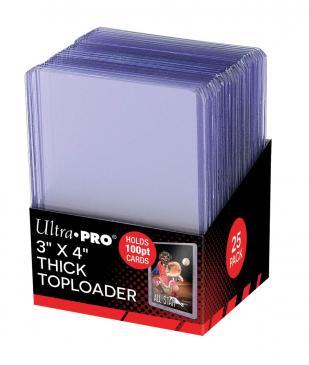 Ultra Pro - 3" X 4" Thick 100PT Toploader 25ct