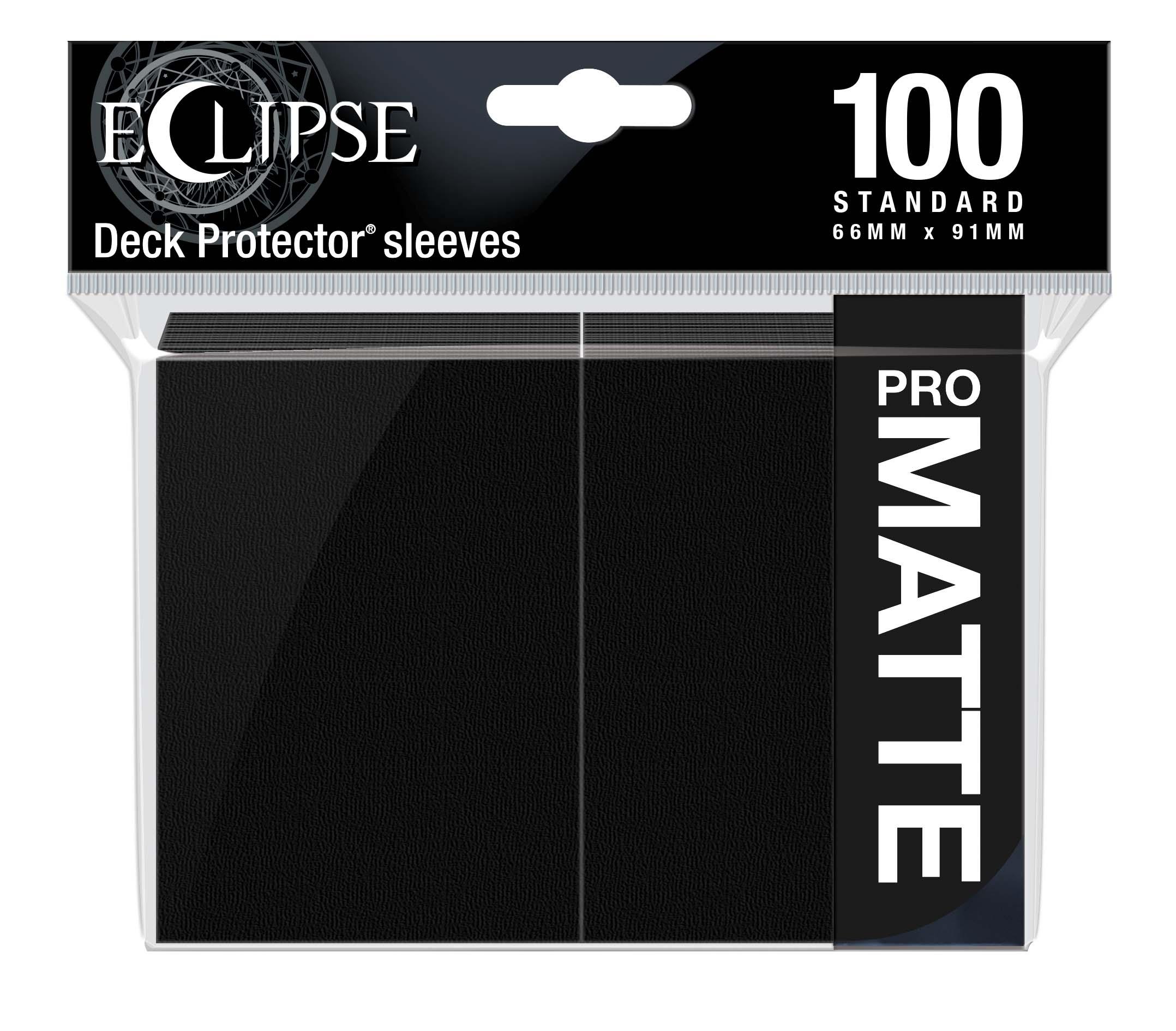 Ultra Pro - Eclipse Matte Standard Sleeves: Jet Black