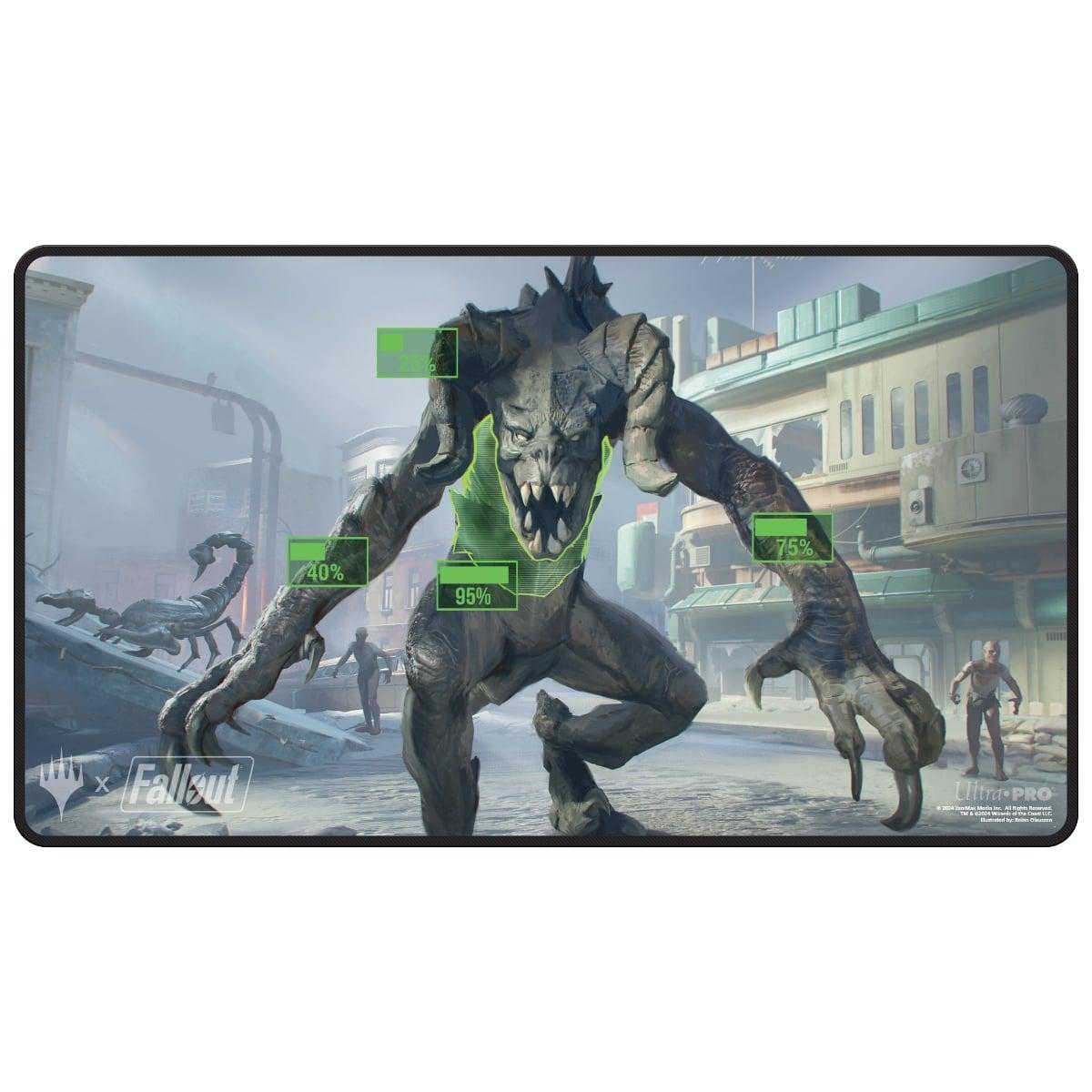 Ultra Pro - Fallout Black Stitched Playmat W for Magic: The Gathering Ultra Pro - Fallout Black Stitched Playmat W for Magic: The Gathering
