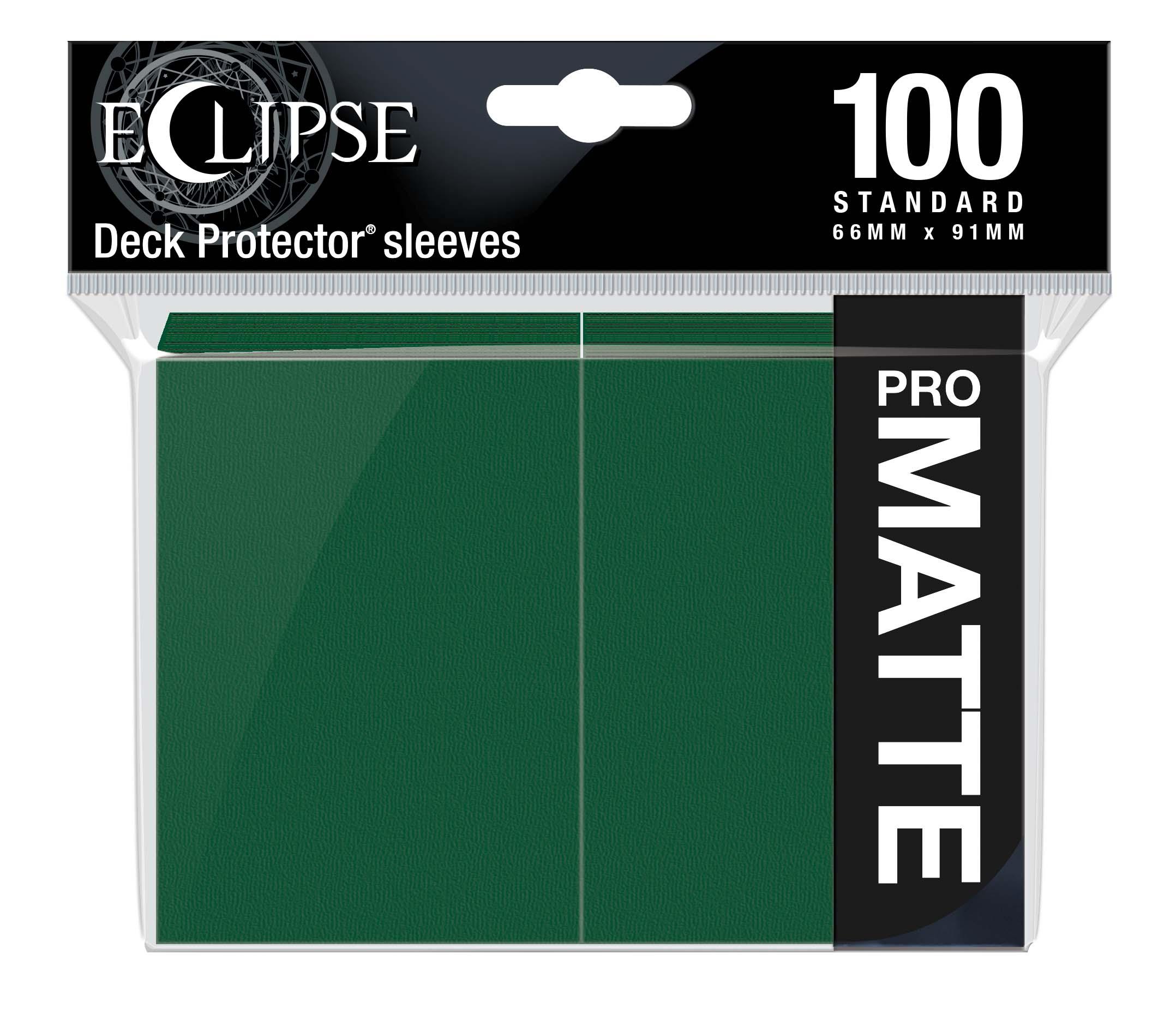 Eclipse Matte Standard Sleeves: Forest Green