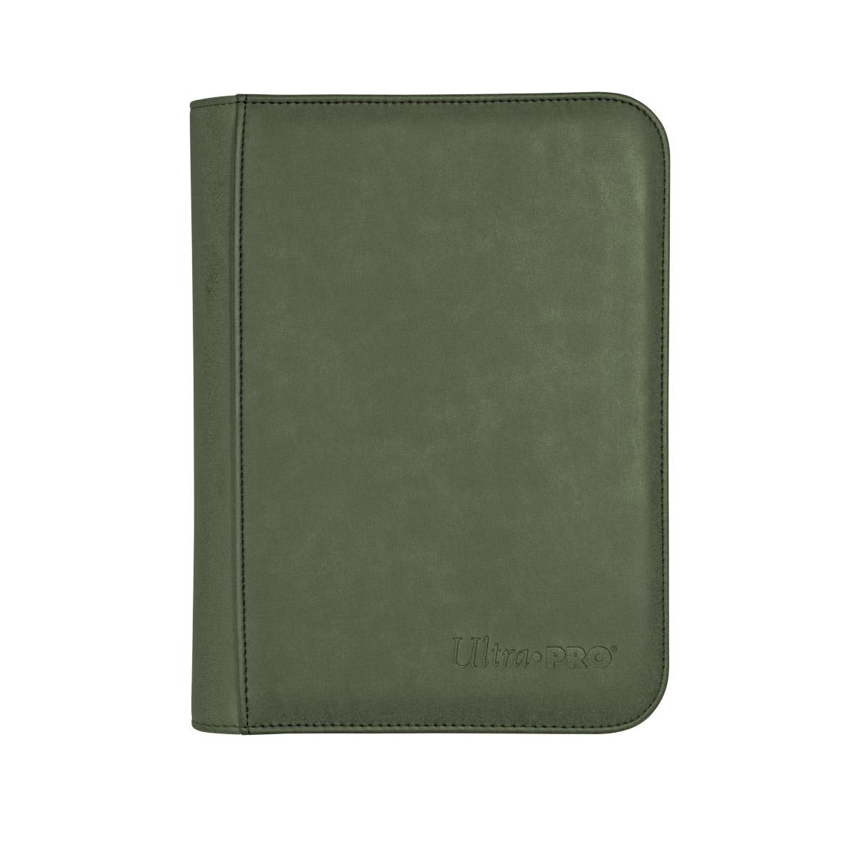 Suede Portfolio 4Pkt Zipper Emerald Suede Portfolio 4Pkt Zipper Emerald