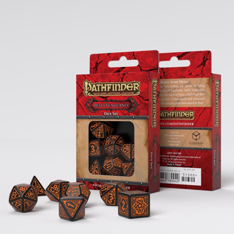 Pathfinder Hell's Vengeance Dice Set (7) Pathfinder Hell's Vengeance Dice Set (7)