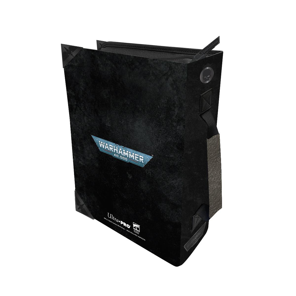 Ultra Pro Space Marines - Adeptus Astartes Codex Book Folio - Debossed & Printed for Warhammer 40,000