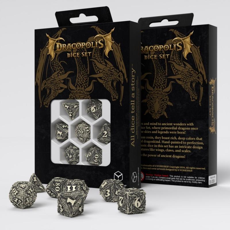 Dracopolis Dice Set - The Scandinavian Blackfang Dracopolis Dice Set - The Scandinavian Blackfang