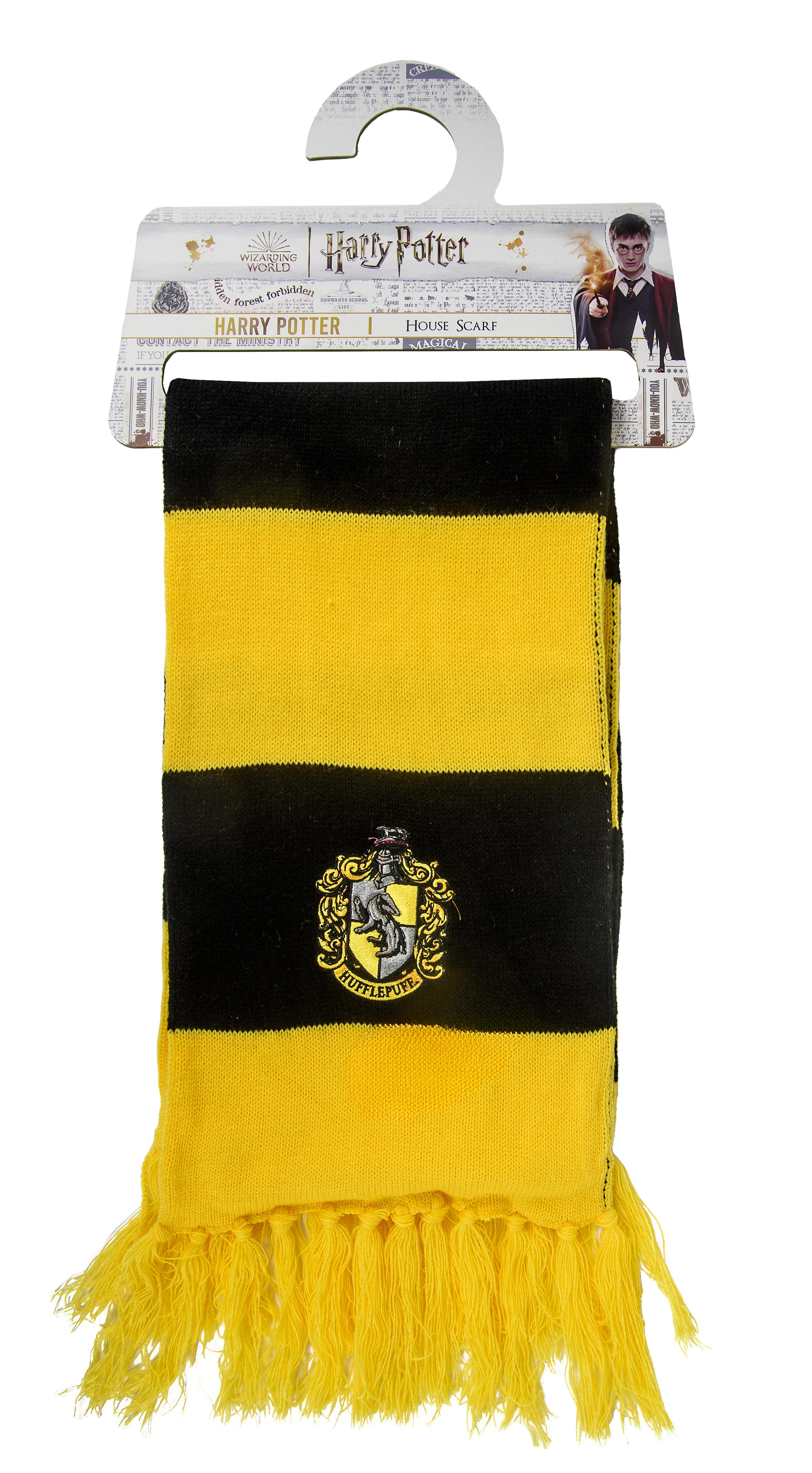 Harry Potter Hufflepuff Bold Stripes Scarf (Hanger)
