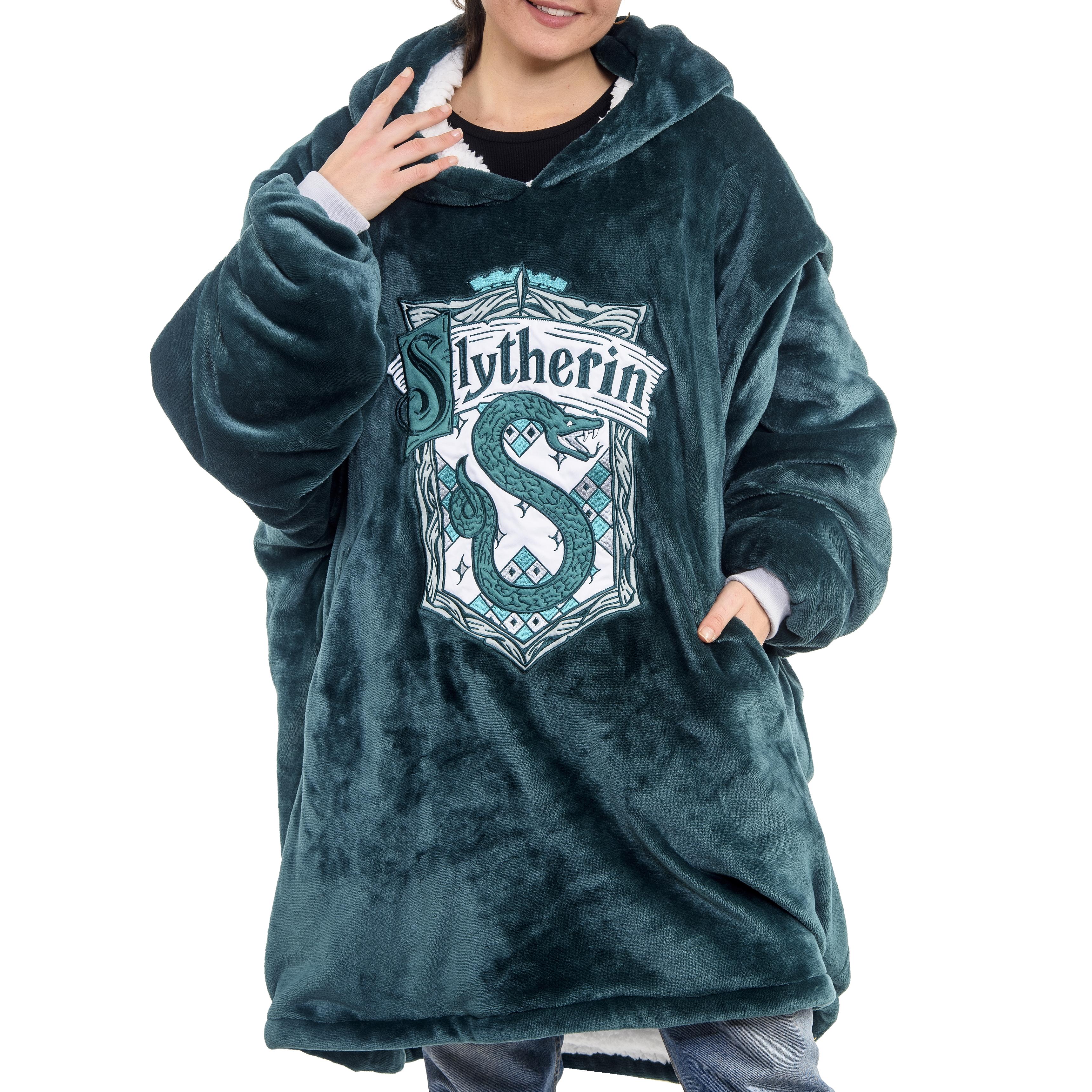 Harry Potter Slytherin Oversized Hoodie Blanket