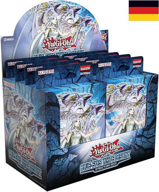Yu-Gi-Oh! TCG Structure Deck: Blue-Eyes White Destiny Display (8) DE *Reprint Yu-Gi-Oh! TCG Structure Deck: Blue-Eyes White Destiny Display (8) DE *Reprint