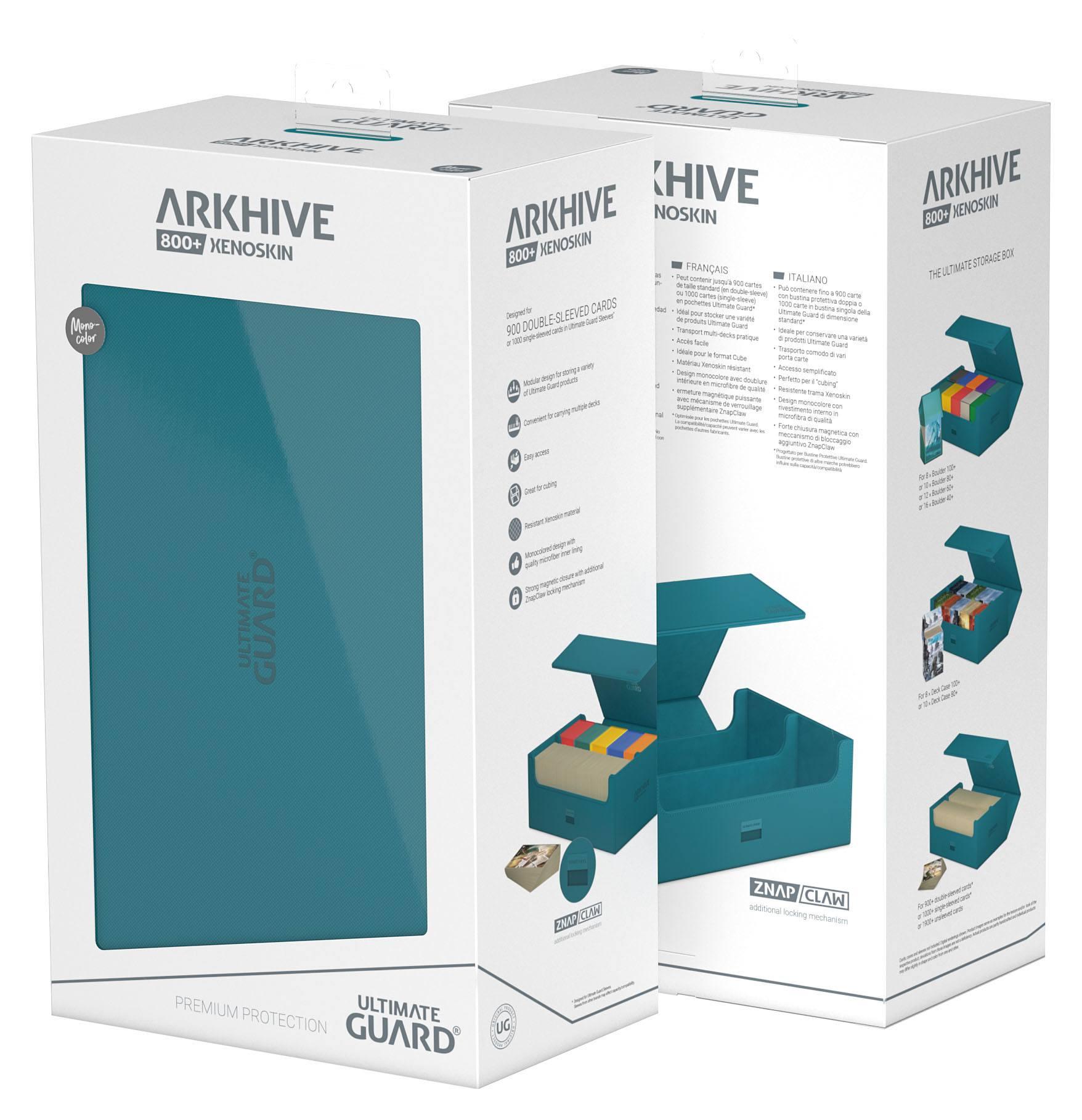 Ultimate Guard Arkhive 800+ XenoSkin Monocolor Petrolblau Ultimate Guard Arkhive 800+ XenoSkin Monocolor Petrolblau