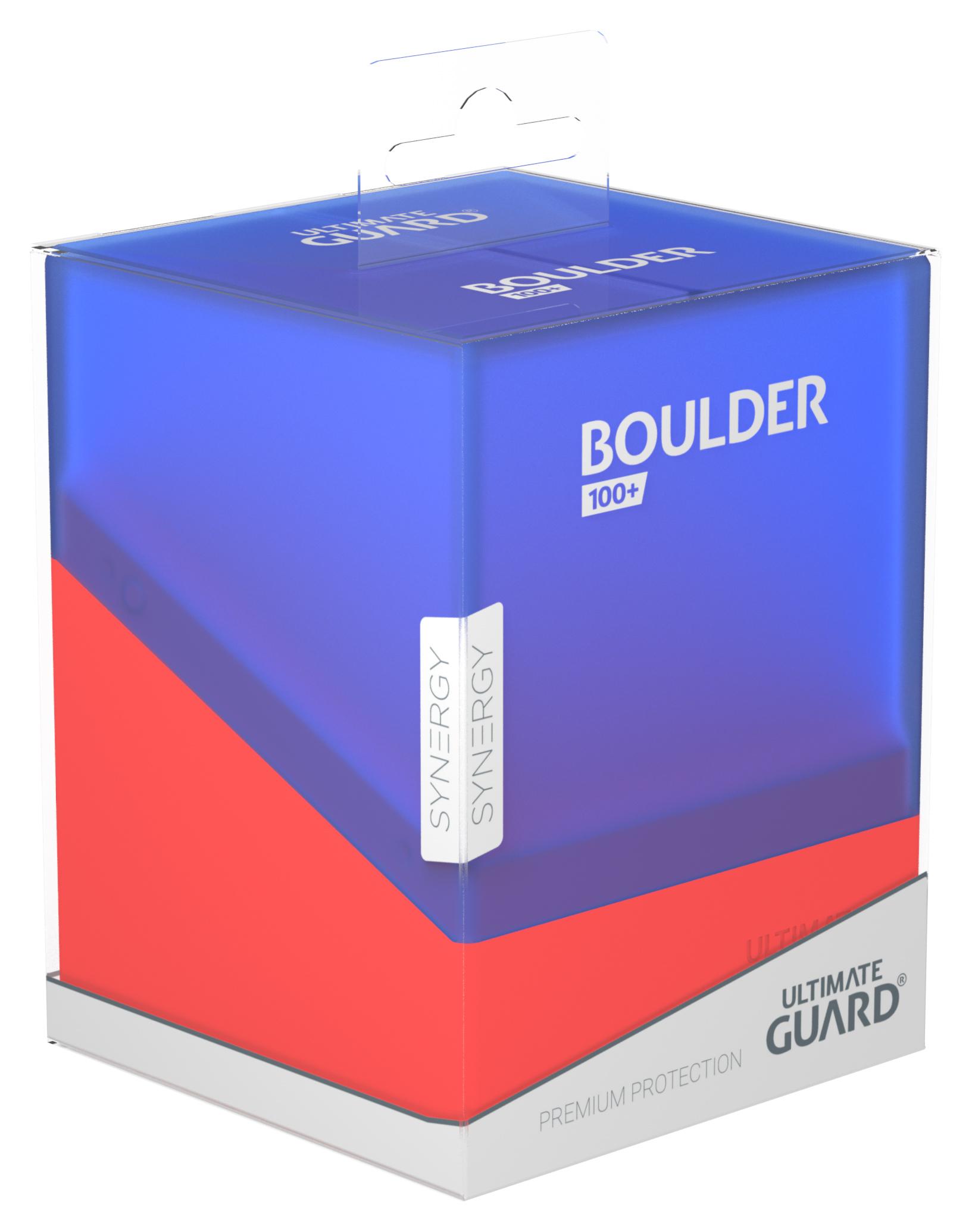 Ultimate Guard Boulder Deck Case 100+ SYNERGY Blue/Red