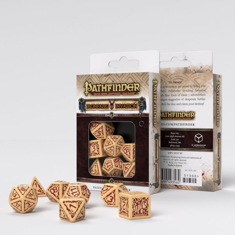 Pathfinder Ironfang Invasion Dice Set (7) Pathfinder Ironfang Invasion Dice Set (7)