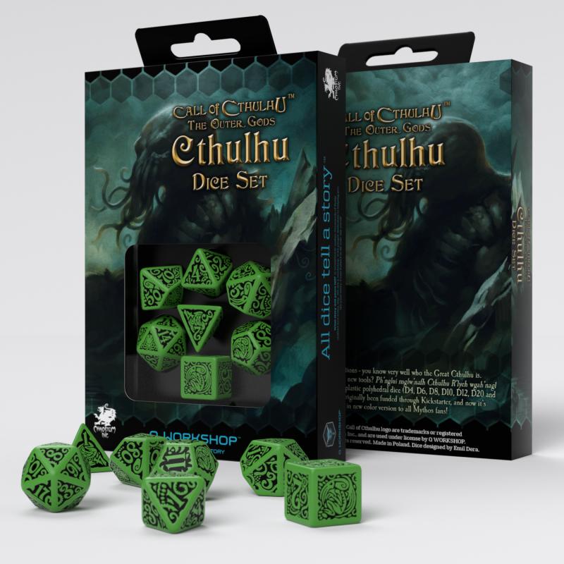 COC The Outer Gods Cthulhu Dice Set (7) COC The Outer Gods Cthulhu Dice Set (7)