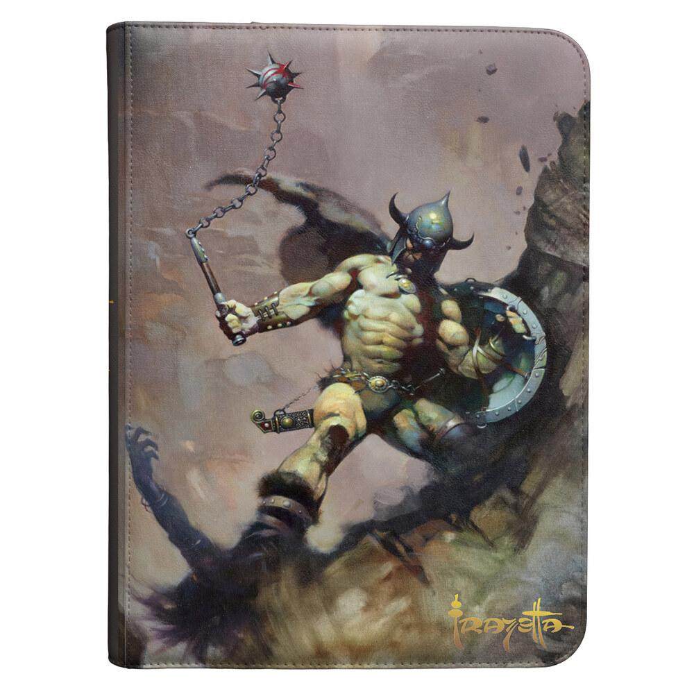 Ultra Pro - Artist Spotlight: Frank Frazetta - "Warrior with Ball and Chain" 9-Pocket Zippered Premium PRO-BINDER®