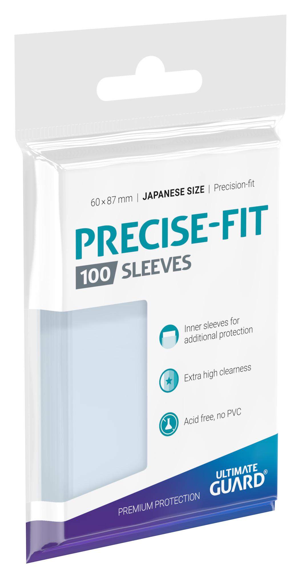 Precise-Fit Sleeves Japanese Size Transparent (100)