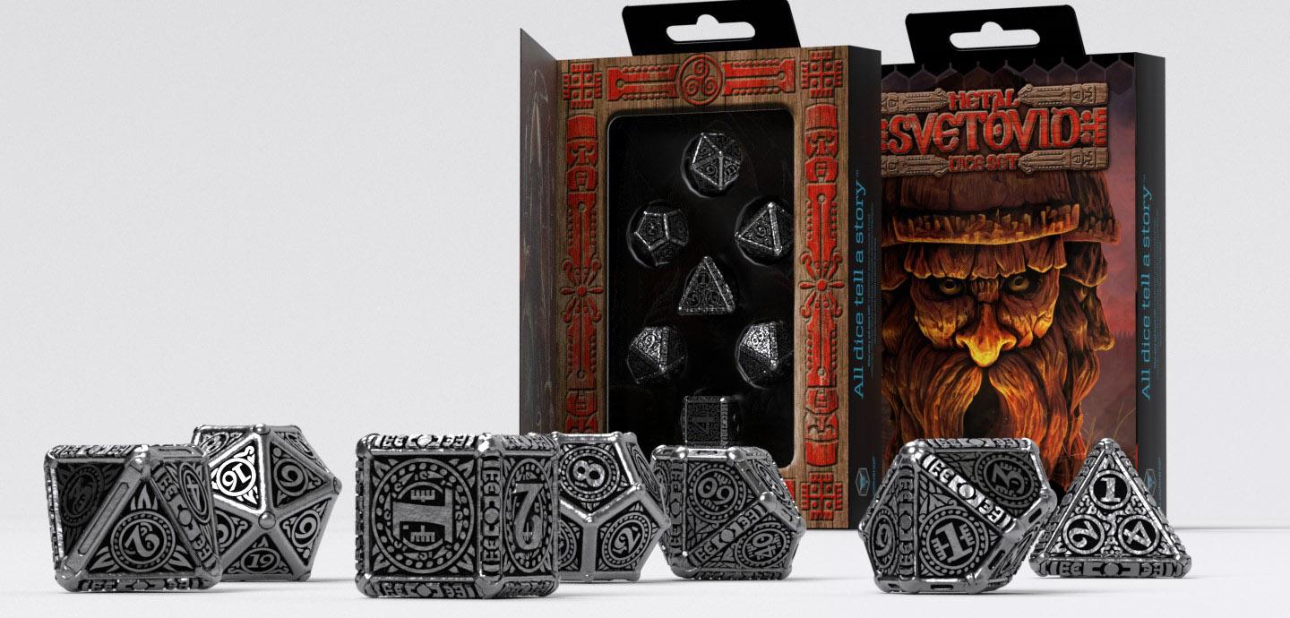 Metal Svetovid Dice Set (7)