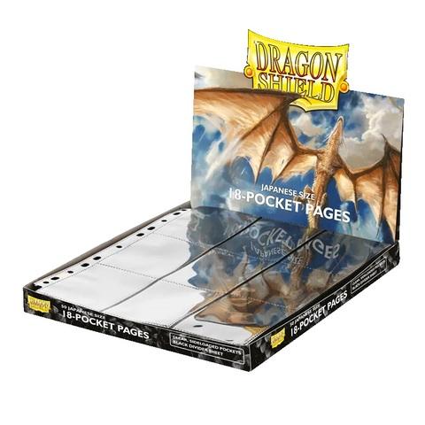 Dragon Shield: Japanese - 18-pocket pages - Clear front Dragon Shield: Japanese - 18-pocket pages - Clear front