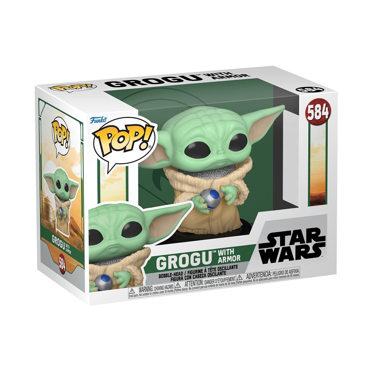 POP Star Wars: BoBF- Grogu w/armor POP Star Wars: BoBF- Grogu w/armor