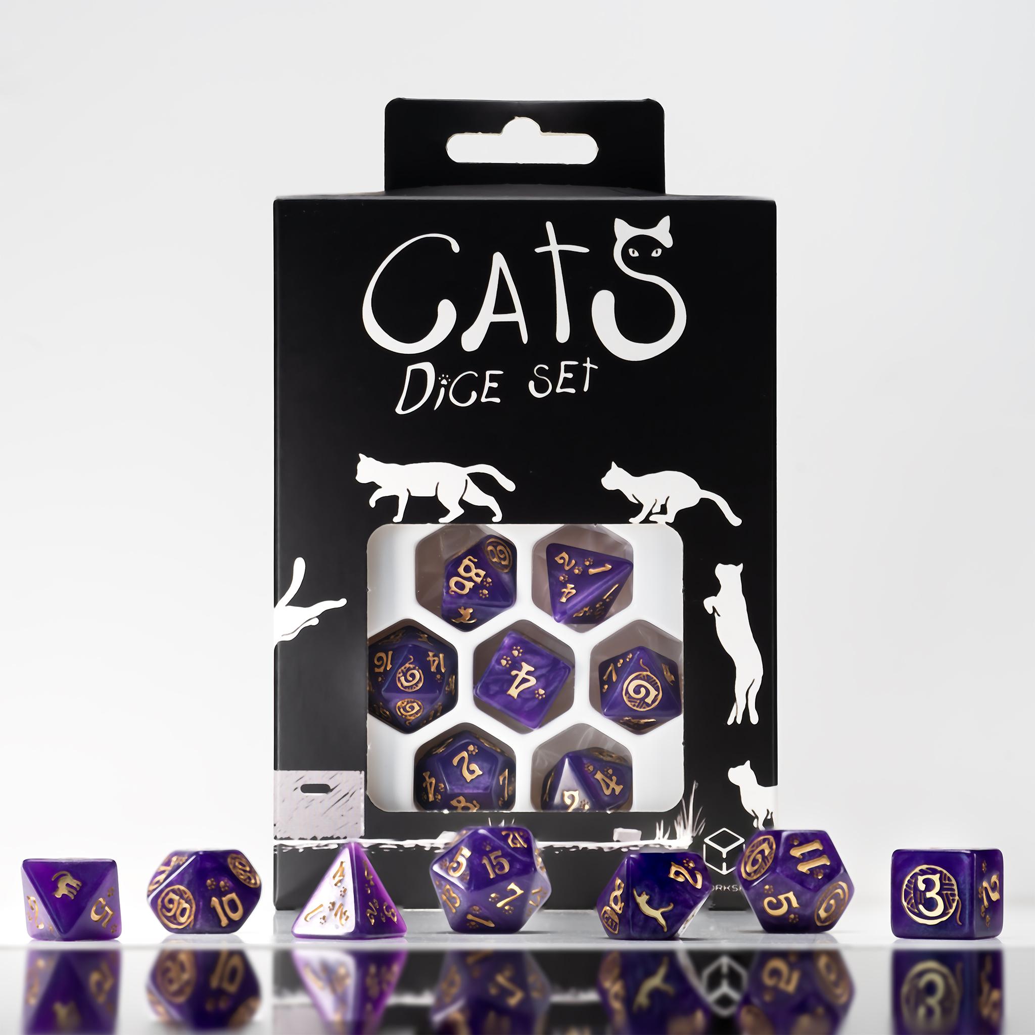 CATS Dice Set: Purrito (7) CATS Dice Set: Purrito (7)