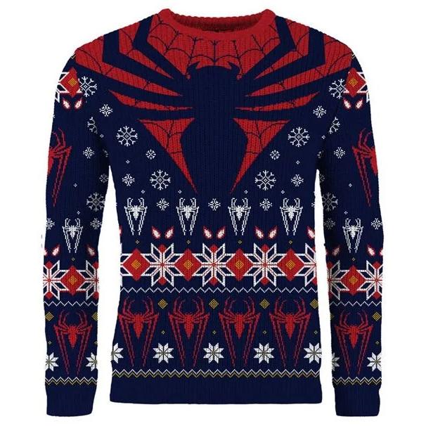 Spider-Man Christmas Jumper - Größe: L Spider-Man Christmas Jumper - Größe: L