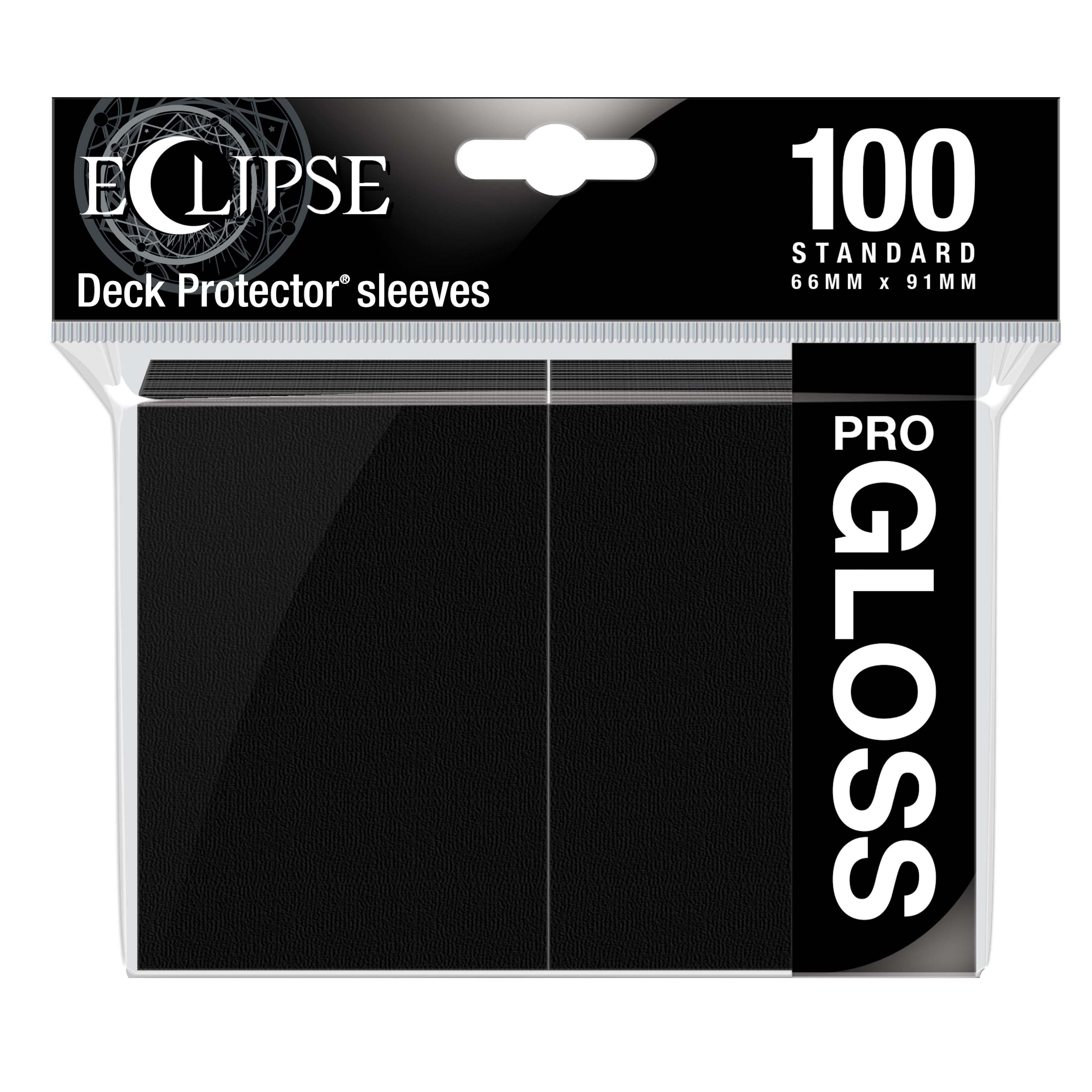 Eclipse Gloss Standard Sleeves: Jet Black Eclipse Gloss Standard Sleeves: Jet Black