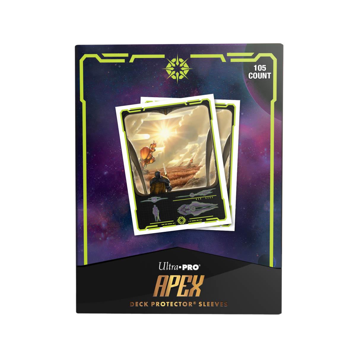 Ultra Pro - Edge of Eternities 105ct Apex Deck Protector sleeves White Mythic for Magic: The Gathering