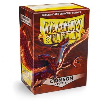 Dragon Shield Card Sleeves - Matte Crimson (100)