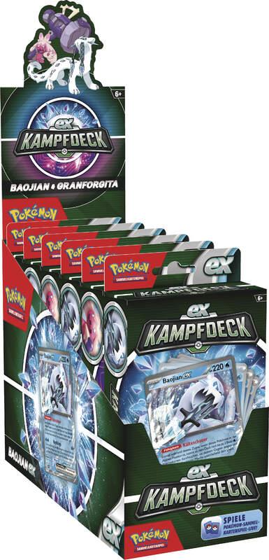 Pokémon EX-Kampfdeck Baojian/Granforgita 2023 Display (6) DE