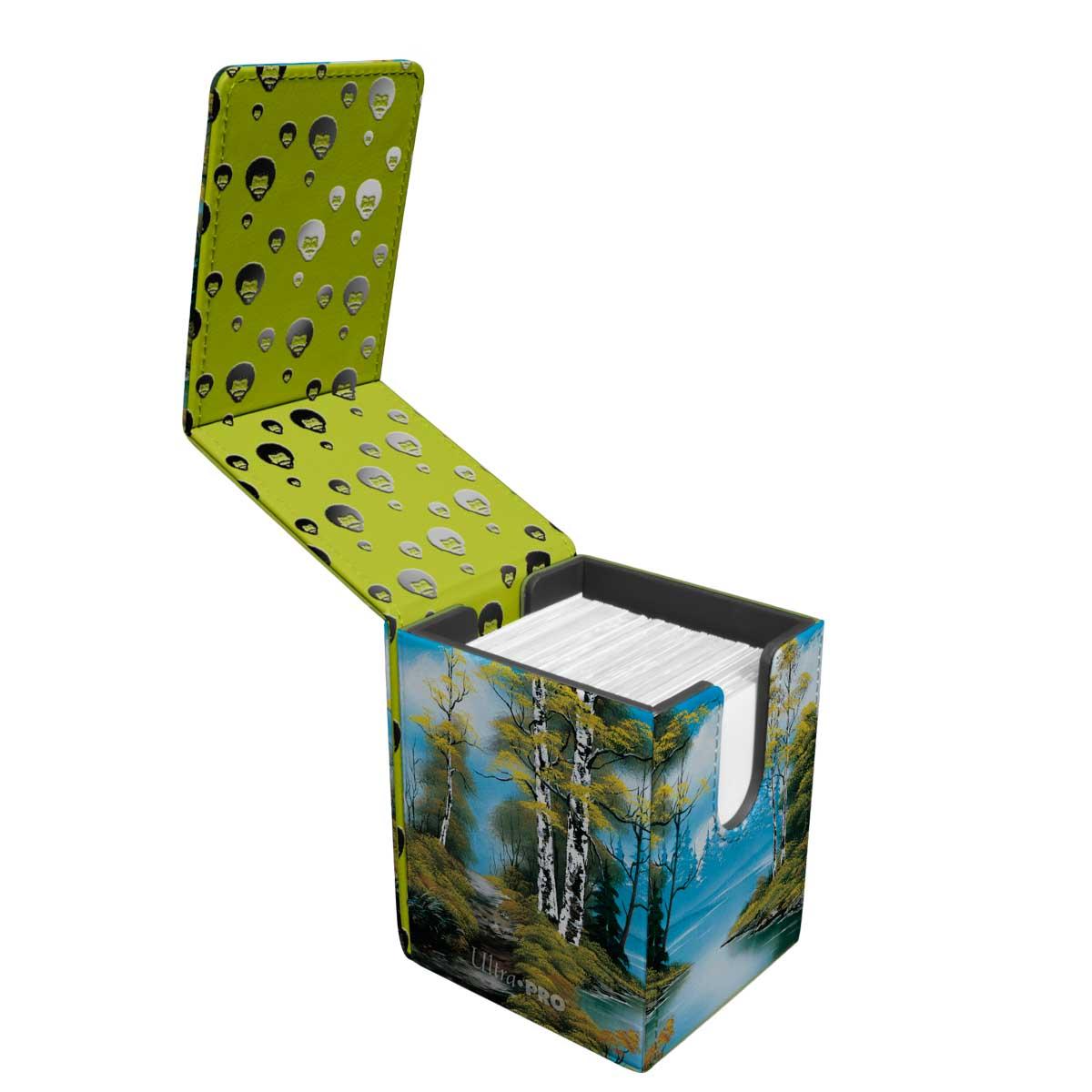Ultra Pro - Bob Ross Lakeside Path Alcove Flip Deck Box