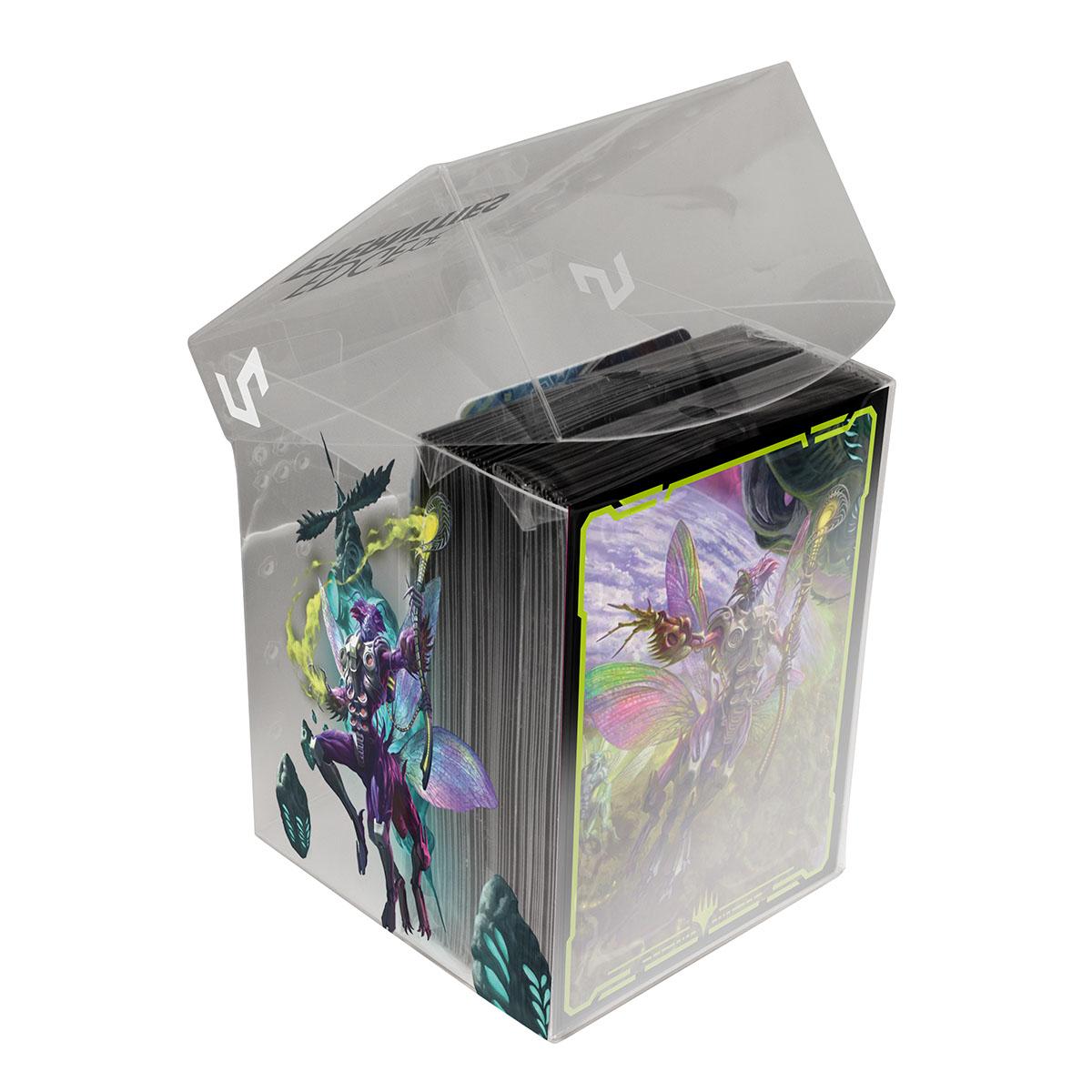 Ultra Pro - Edge of Eternities 100ct Deck Protector Sleeves in Clear Box Commander B for Magic: The Gathering
