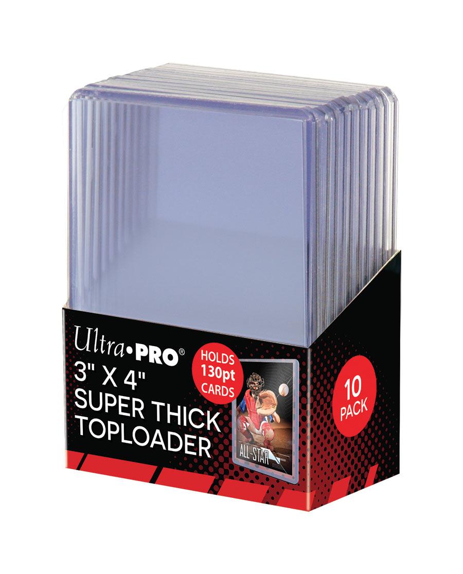 Ultra Pro Top Loader 3 x 4 130pt. Thick (10) Ultra Pro Top Loader 3 x 4 130pt. Thick (10)