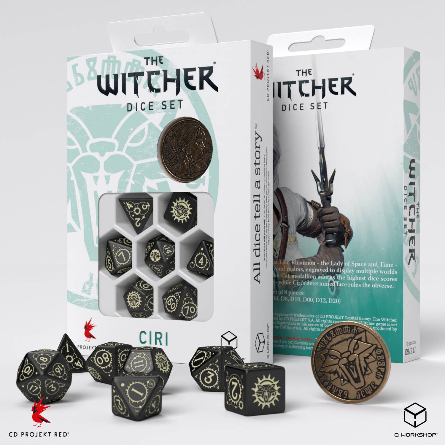 The Witcher Dice Set. Ciri. The Zireael The Witcher Dice Set. Ciri. The Zireael