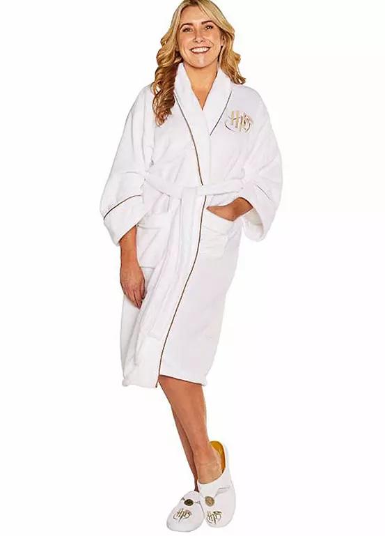 Harry Potter Golden Snitch Ladies Fleece Hoodless Robe