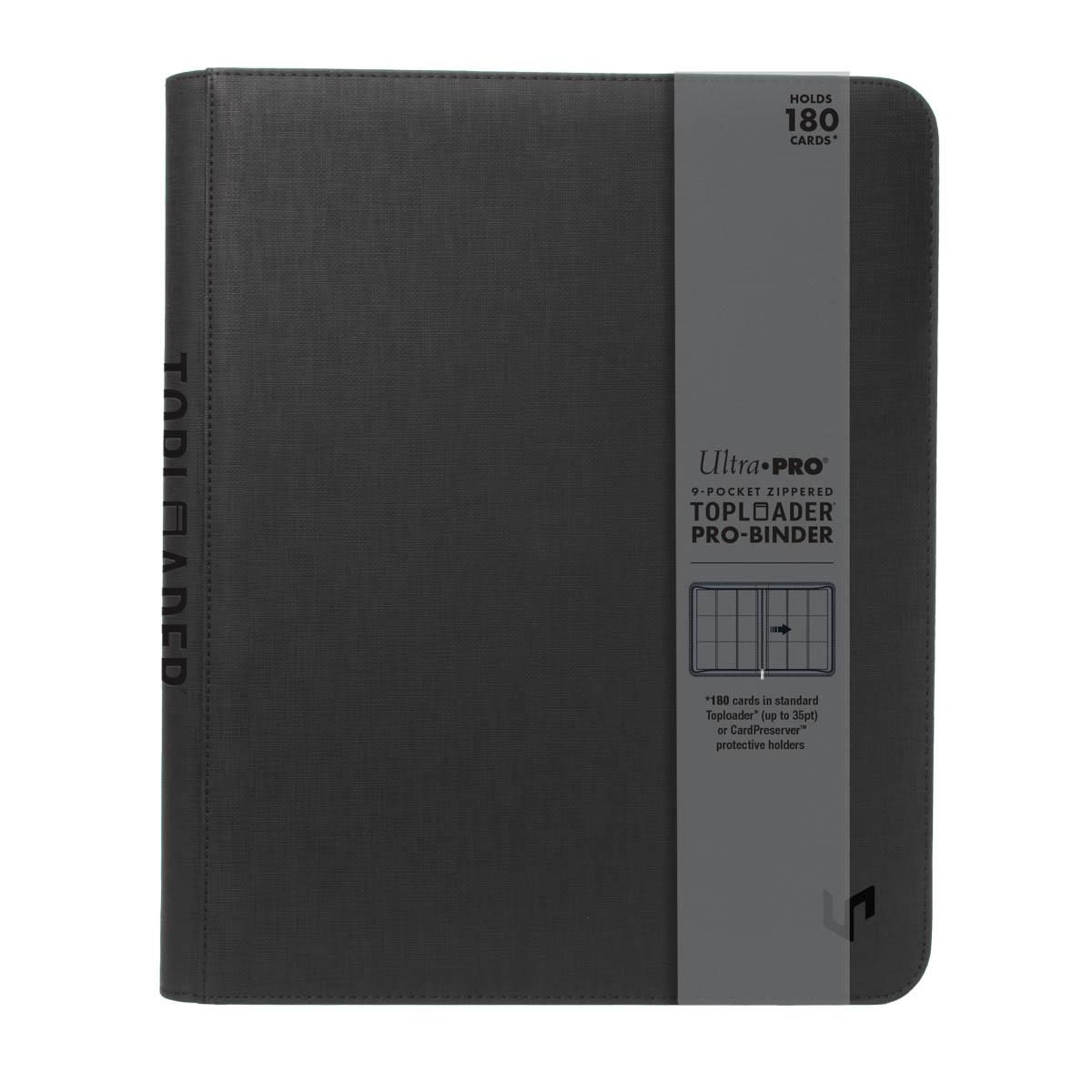 Ultra Pro - 9-Pocket Zippered Toploader Premium PRO-Binder Ultra Pro - 9-Pocket Zippered Toploader Premium PRO-Binder